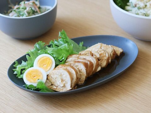 レンジで簡単!鶏むね肉チャーシュー